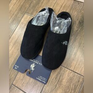 U.S. Polo Assn. Black Suede Slip-On Loafers